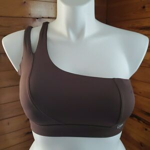 Qinsen Yoga Bra Workout in Style and Comfort Sz Small Brown NIP